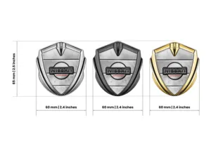 Nissan 3D Emblema Insignia Máximo Estilo Sólido 3D Metal